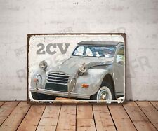 Plaque métal vintage citroen