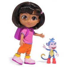 Ensemble De Figurines Dora Avec Bottes Et Sac À Dos