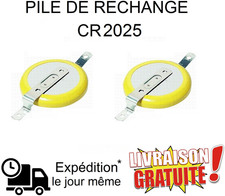 Lot 2 Piles de rechange CR2025
