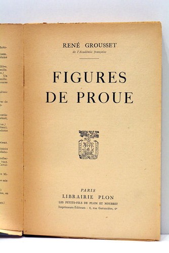 Figures proue paris 1949 - figures, de