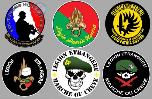 Lot stickers légion - 6,