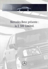 Catalogue Brochure Mercedes E