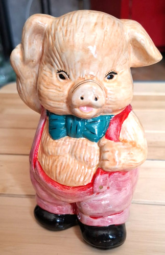 Ancienne tirelire cochon - ,