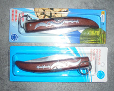 NEUF 24cm 2 GRAND COUTEAU DE POCHE PLIANT A PALME CRAN STYLE OKAPI SANS MARQUE