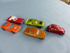 MATCHBOX lot de 5 voitures VW cox Mercedes 300 SE AMX JAVELIN MONTEVERDI LINCOLN