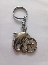 Porte-clés Dauphin LA MINGANIE QUEBEC Keychain Vintage