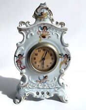 Horloge de cheminée peinte à