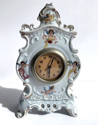 Horloge cheminée peinte - peinte, à