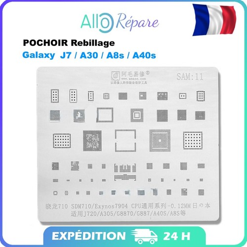 Pochoir rebillage bga reball - pochoir,