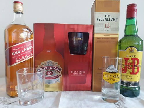 Bouteilles whisky - de,
