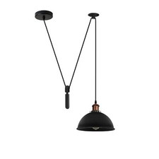 Retro Metal plafond pendentif lampe Light Shade simple coupe abat-jour Cuisine