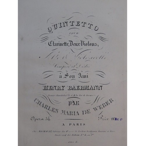 Weber quintetto 34 - quintetto,