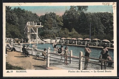 Cpa mamers piscine des - cpa, mamers,