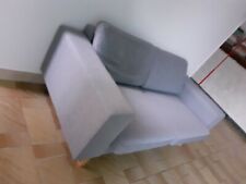 canapé scandinave 2 places tissu gris