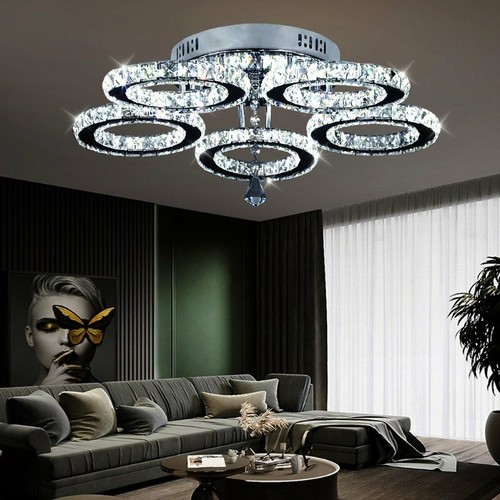 Led plafonnier cristal - plafonnier,