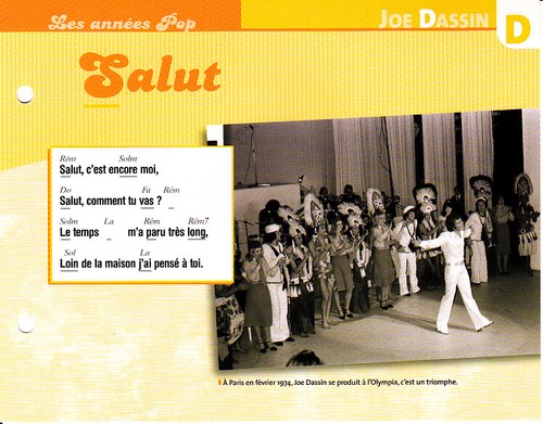 Joe dassin fiche plaisir - -,