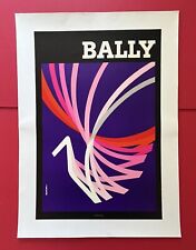 Affiche ancienne originale  « Bally femme » 1981 - AURIAC