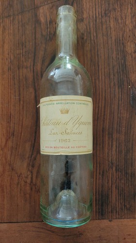 Rare bouteille vide château - bouteille,