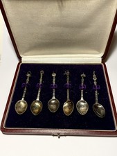 6 ANCIENNES CUILLÈRES À MOKA