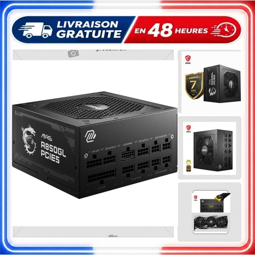 Alimentation msi mag a850gl - alimentation,