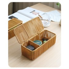 Panier de rangement en rotin