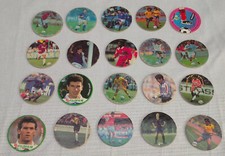 vintage lot ancien pog,s et   kini  football en état moyen