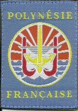 INSIGNE TISSU, PATCH MILITAIRE DES FORCES ARMEES EN POLYNESIE FRANCAISE