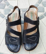 SANDALES SEMELLE COMPENSEE FOOTFLEXX A SCRATCH - POINTURE 38