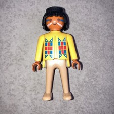 Playmobil 3396 guerrier famille indienne western vintage