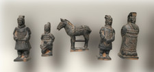 Figurines Guerriers et Cheval -  Empereur Qin de Xi'an - Terre cuite - XXe