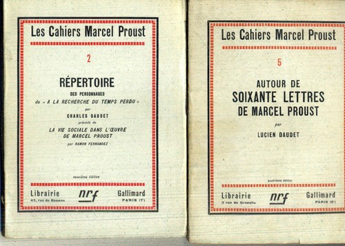 1928 1929 cahiers marcel - 1928/1929, de