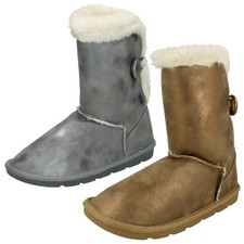 Bottes D'Hiver Fausse Fourrure
