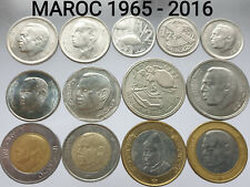 MAROC DIRHAMS SANTIMAT 1965 2023 Hassan II Mohamed VI Choisissez MOROCCO
