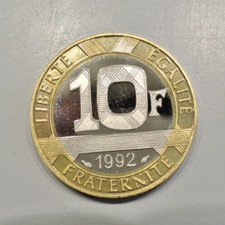 10 FRANCS GENIE 1992  BE  RARE  petit tirage