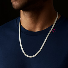 Collier pour homme Platine