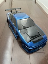 Voiture RC Drift 180SX carrosserie seule, bleue, article abandonné