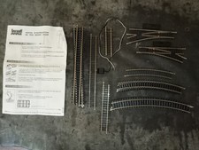 Train HO lot 34 rails J & L JOUEF & LIMA en maillechort - 2 aiguilles - bon état