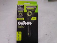 GILLETTE LABS RASOIR NEON NIGHT EDITION AVEC BARRE EXFOLIANTE + 1 LAME + SOCLE