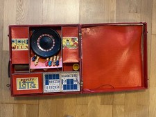 Ancien Coffret Jeu de Société Multi Jeux Dada Loto Pions Roulette Puce VINTAGE