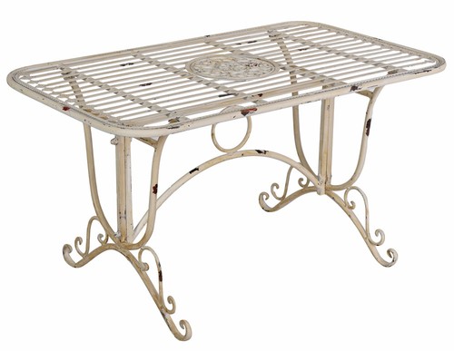 Antique table jardin - table,