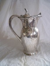 GRANDE VERSEUSE signée GALLIA métal argenté décor ART NOUVEAU/JUGENSTYL