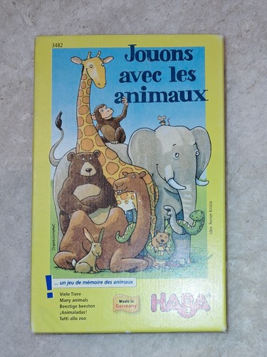 Jeu jouons aux - aux, haba