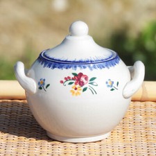 Sucrier Digoin Sarreguemines collection Dauphine