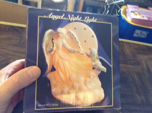 Ceramic angel night light