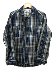 Marks & Spencers chemise homme taille M/L manches longues carreaux organic coton