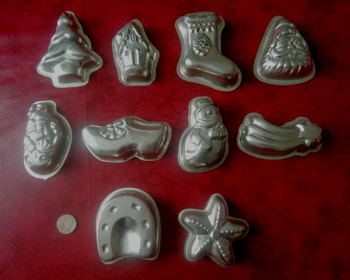 Lot anciens grands moules - lot,