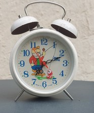 réveil animé chat pêcheur