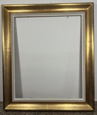 Cadre ancien doré 8F  Vue