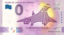Billet Souvenir 2024 France Musée de l'Air et de l'Espace - CONCORDE