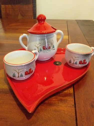 Joli service café vintage - café,